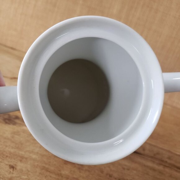 Vtg 1950s Rosenthal Continental Classic Modern White Coffee Tea Pot Minimalist - Picture 8 of 15